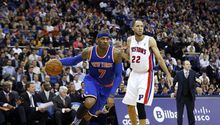 Knicks derrotaron a Pistons en Londres