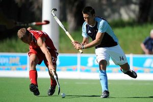 Argentina gana oro en hockey de JP