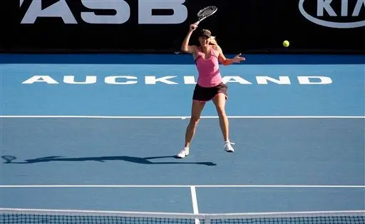 Sharapova es eliminada del torneo de Auckland