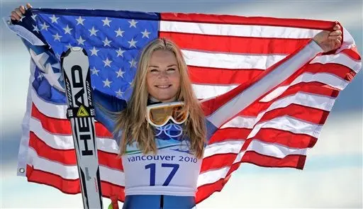 Esquiadora Vonn es elegida la atleta del año por la AP
