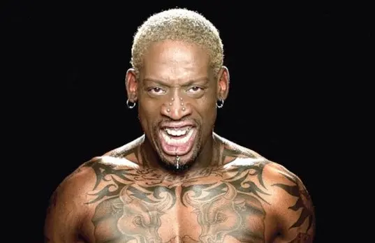 Rodman fue entrevistado mientras recibía sexo oral