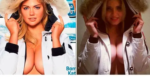 Kate Upton 'encontró' a su gemela en Rusia