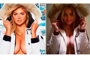 Kate Upton 'encontró' a su gemela en Rusia