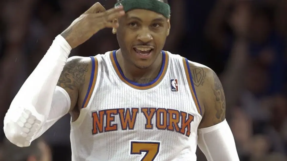 Anthony alcanza racha de puntos anotados con los Knicks