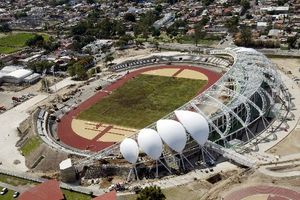 Presenta atrasos estadio de atletismo para JP