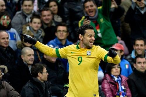 El amazónico Fred, celebra su gol | AP
