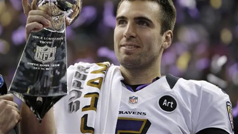 Joe Flacco, el Jugador Más Valioso del Super Bowl XLVII