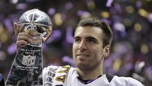Joe Flacco, el Jugador Más Valioso del Super Bowl XLVII