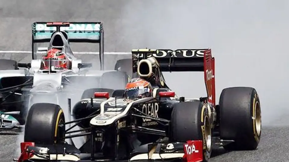 Grosjean logra el mejor tiempo en el Circuito de Cataluña