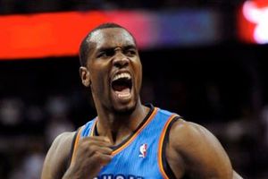 Serge  Ibaka encabeza triunfo del Thunder 97-94 sobre Nuggets