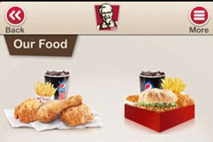KFC lanza app para pedir y comprar comida antes de llegar al restaurante
