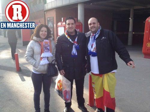 Aficionados madridistas ya están en Manchester | RAÚL GUZMÁN