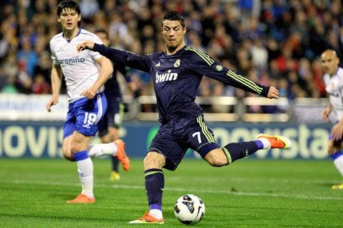 CR7 anotó el empate ante el Zaragoza | EFE