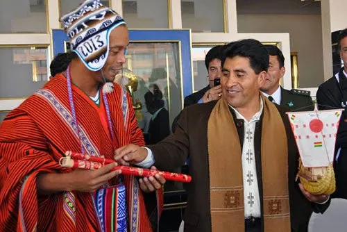Ronaldinho al estilo boliviano