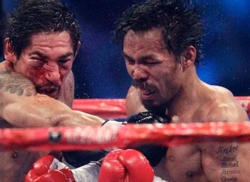 Pacquiao visitó el hospital tras la pelea con Margarito