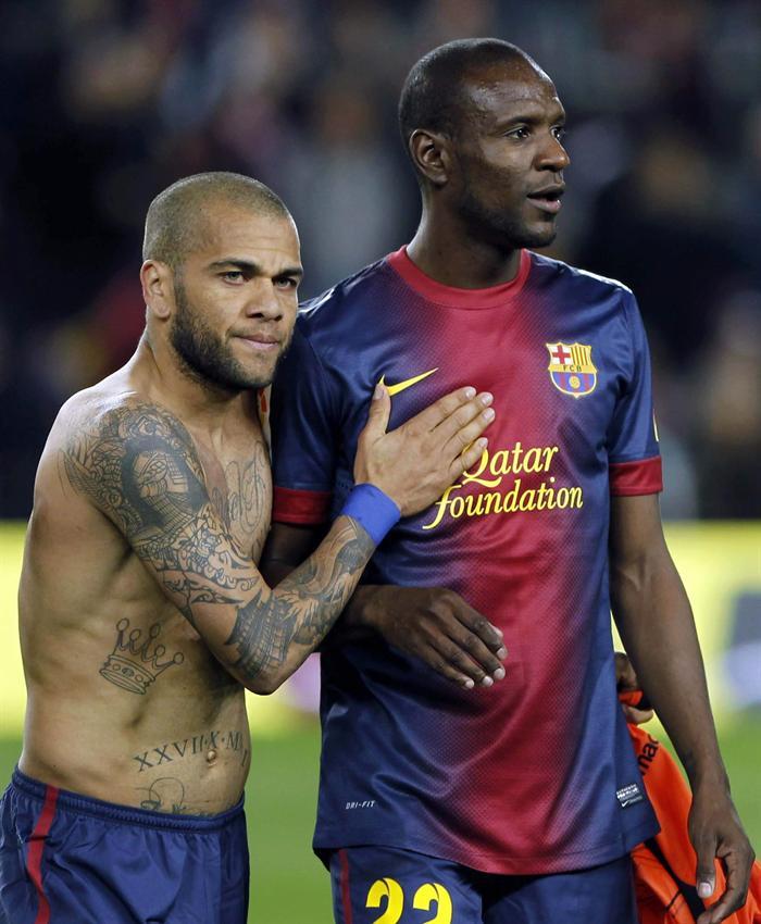 Dani Alves, feliz por el regreso de Abidañ | EFE