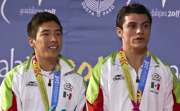 Yahel Castillo y Julián Sánchez hacen el 1-2 en el trampolín de 3m