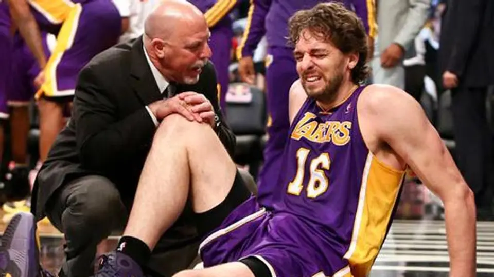 Pau Gasol, fuera de seis a ocho semanas por lesión