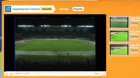 Youtube transmitirá la Copa América