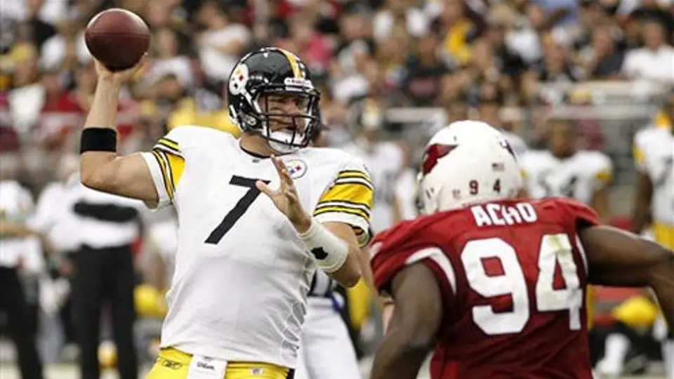 Roethlisberger guía a Pittsburgh al triunfo 32-20 sobre Arizona