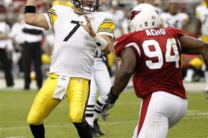 Roethlisberger guía a Pittsburgh al triunfo 32-20 sobre Arizona