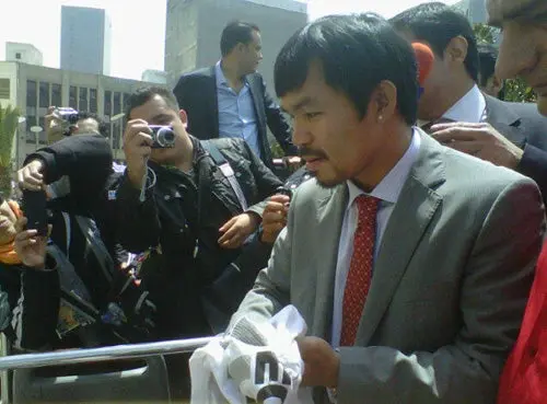 Sorprende a Pacquiao el cariño del pueblo mexicano
