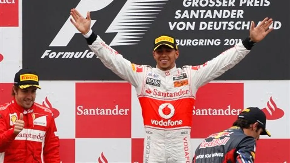 Hamilton se impone en el GP de Alemania