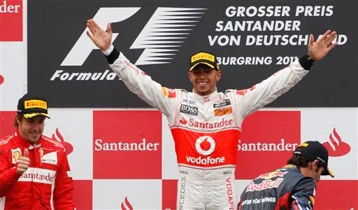 Hamilton se impone en el GP de Alemania