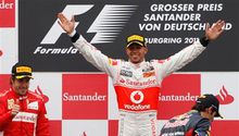 Hamilton se impone en el GP de Alemania