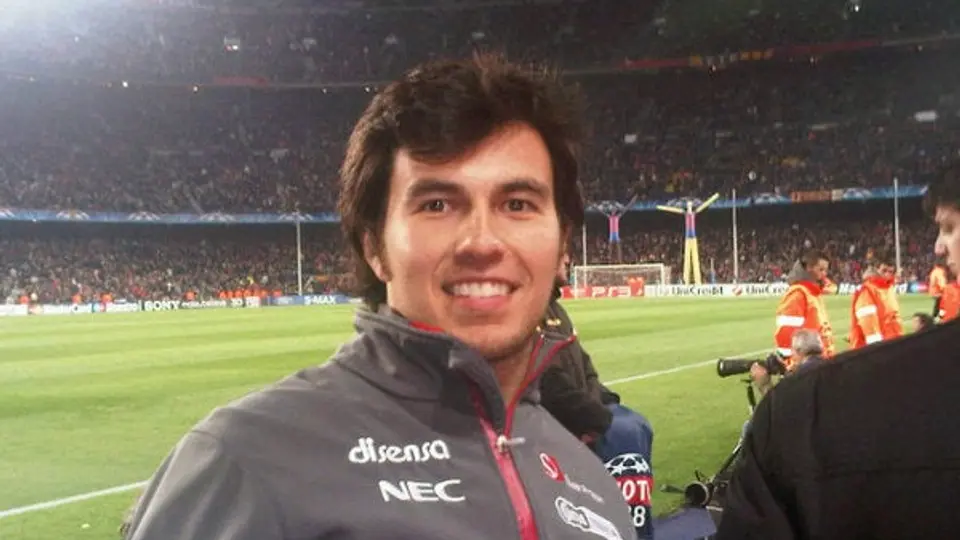 Checo, presente en el Barcelona vs Arsenal