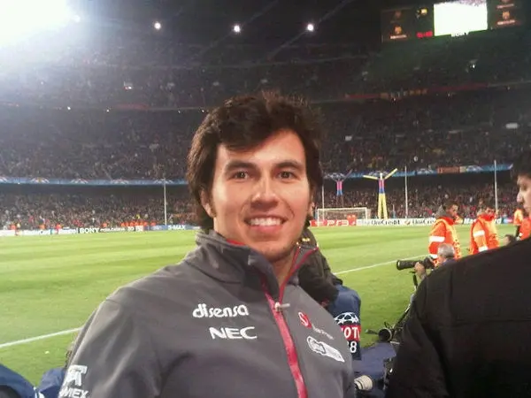 Checo, presente en el Barcelona vs Arsenal