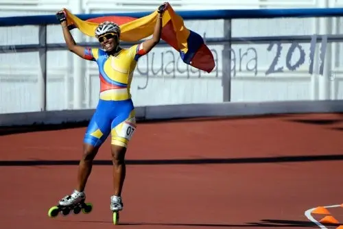 Colombia domina con autoridad el patinaje de velocidad