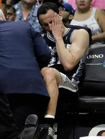 Ginóbili, en duda para el primer partido de Playoffs