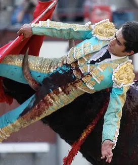 Joselito Adame sufre cornada en el muslo