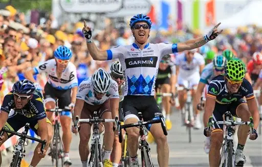 Tyler Farrar gana la tercera etapa del Tour de Francia