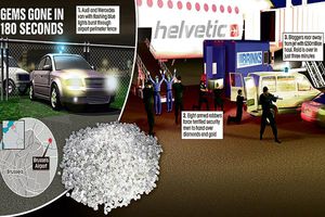 Titánico robo de diamantes