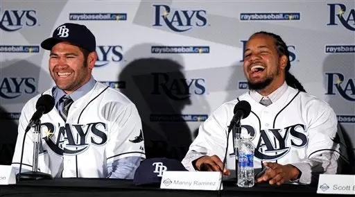 Ramírez y Damon son presentados por los Rays