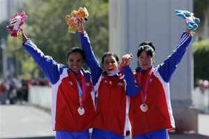 Cuba hace el 1-2-3 en Ciclismo de Ruta Femenil