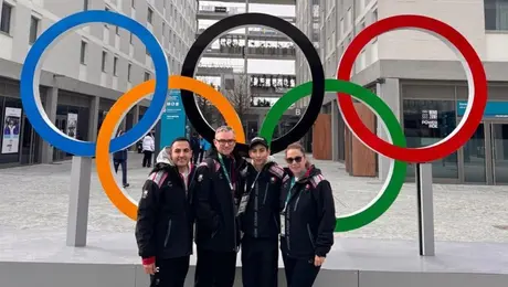 Donovan Carrillo llegó a Milán-Cortina para los Juegos Olímpicos de Invierno