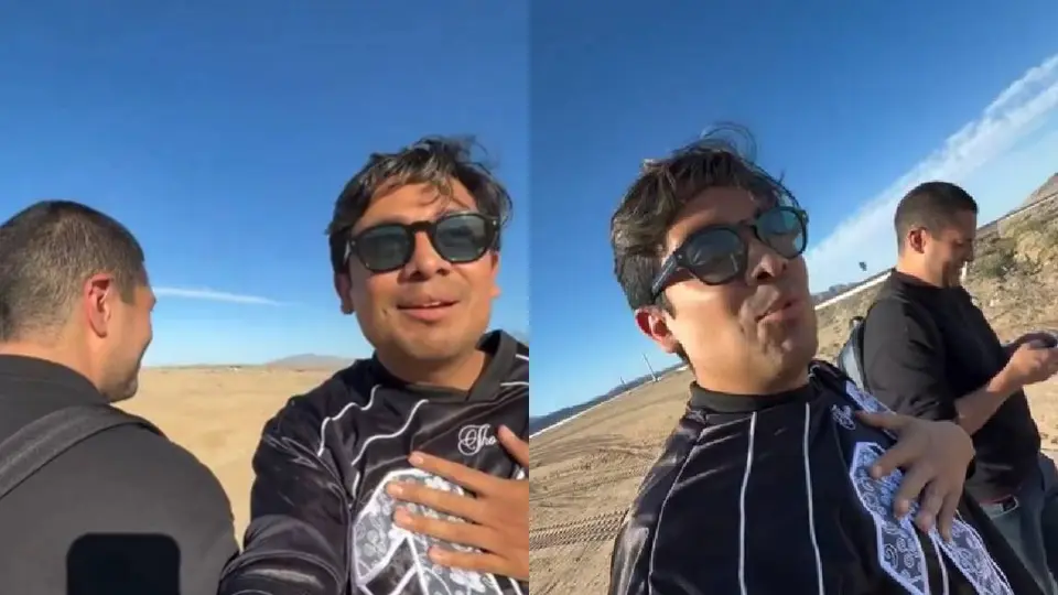 Los influencers compartieron su experiencia mientras estaban a la orilla de la carretera/IG: @ricardoperalta