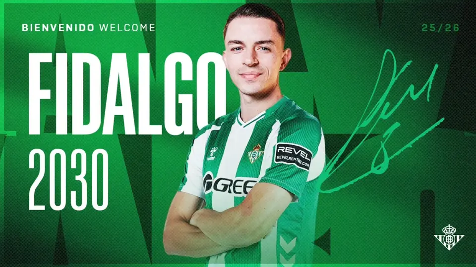 Fidalgo es nuevo jugador del Betis | X: @RealBetis