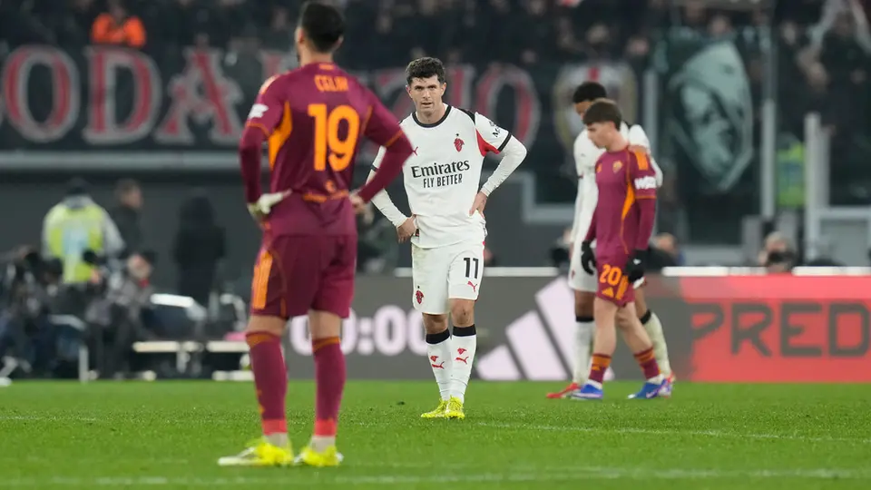 Milan en partido de la Romal l AP