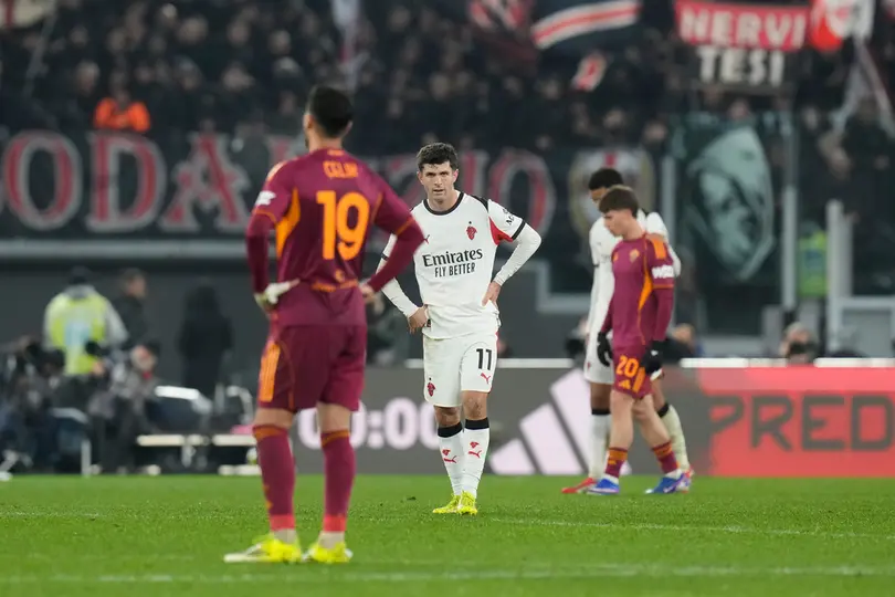 Milan en partido de la Romal l AP