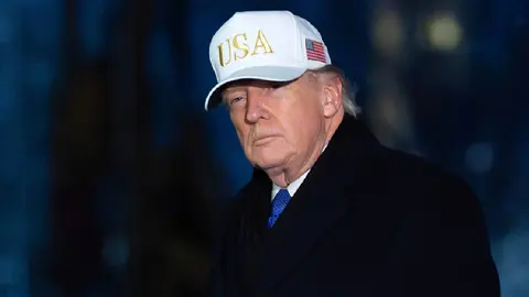 Trump ante las cámaras | AP