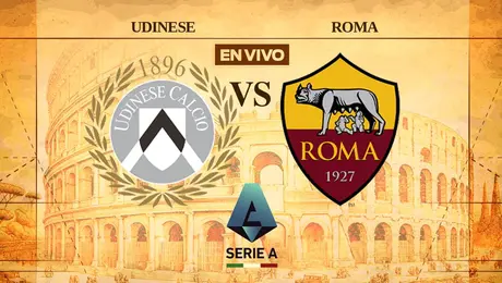 Udinese vs Roma Serie A Jornada 23
