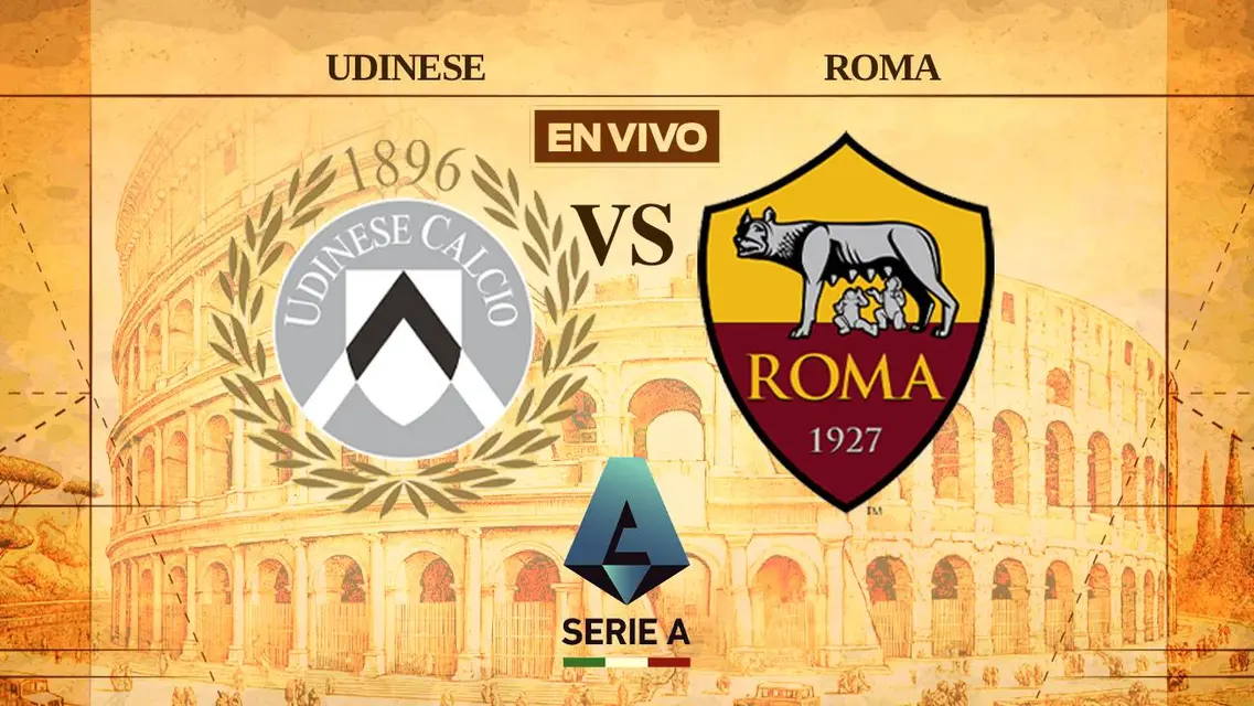 Udinese vs Roma Serie A Jornada 23