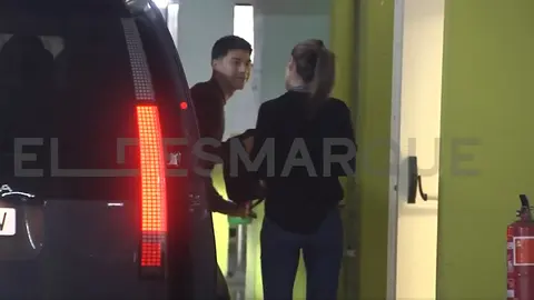 Obed Vargas llegando a Madrid | CAPTURA X: @eldesmarque