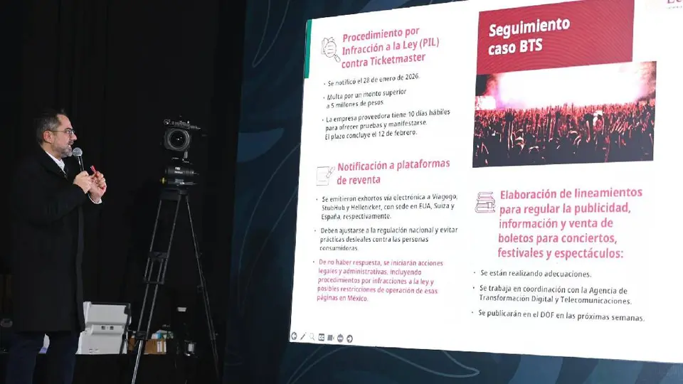 Profeco informó que multará con más de 5 millones de pesos a Ticketmaster/X: @ivan_escalante