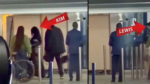 Kim Kardashian y Lewis Hamilton fueron vistos juntos | CAPTURA DE PANTALLA X: @tmz