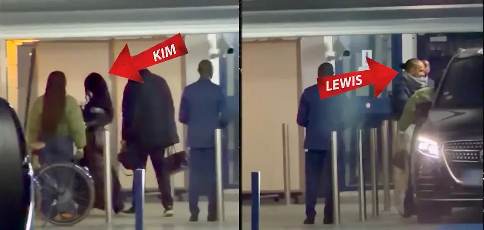 Kim Kardashian y Lewis Hamilton fueron vistos juntos | CAPTURA DE PANTALLA X: @tmz